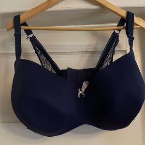 Navy balconette bra from Cacique